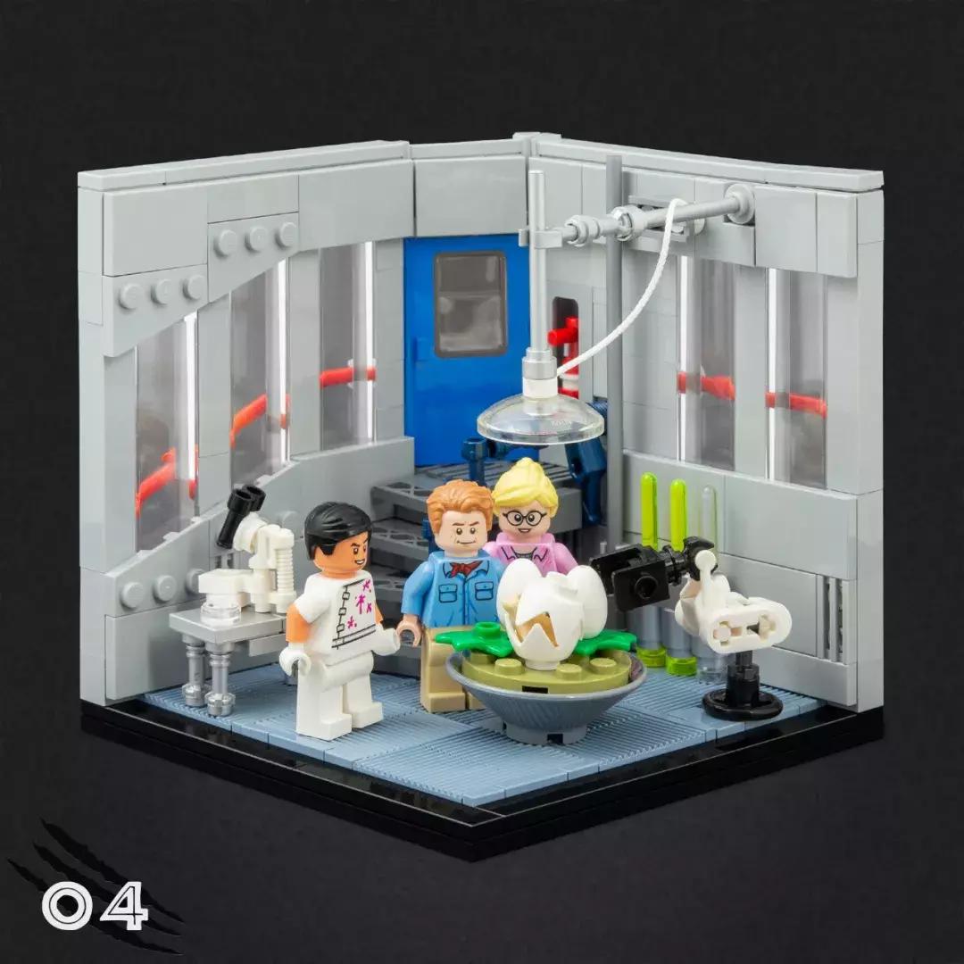 lego乐高moc作品欣赏迷你机甲系列,lego乐高小世界