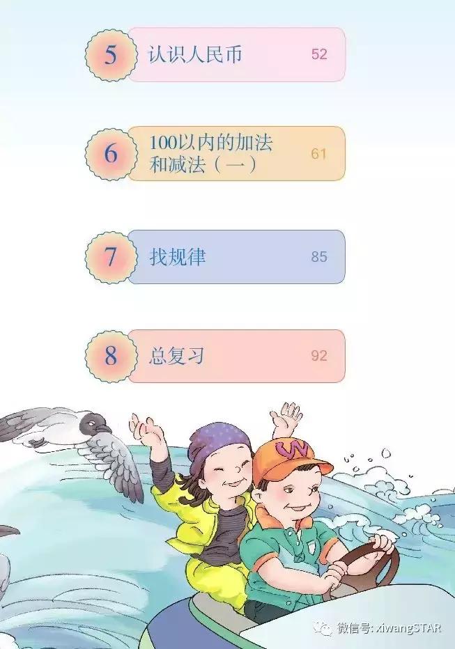 人教版一年级数学下册课本免费,人教版一年级数学下册期中测试卷