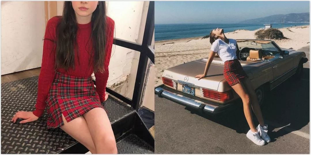 欧阳娜娜沉迷校服,欧阳娜娜优衣库水桶包