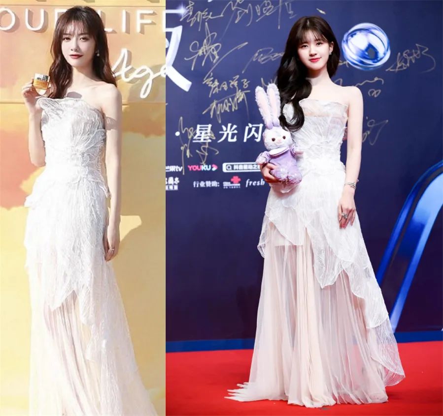 女星红毯撞衫,红毯女星难逃撞衫魔咒