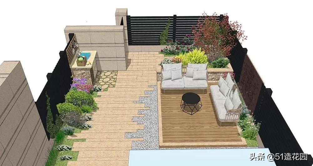打造一间大的庭院,打造自己的私人庭院