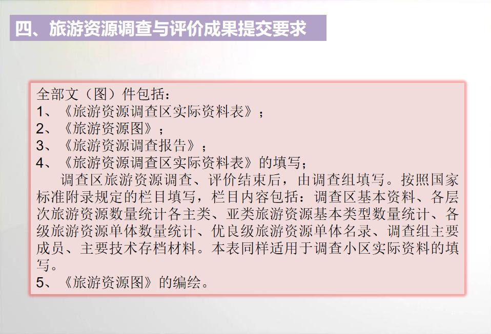 旅游资源的评价,旅游资源评价表