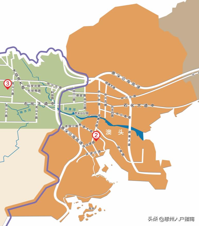 大亚湾外国语学校学区包含哪里,大亚湾西区第一小学学区划分