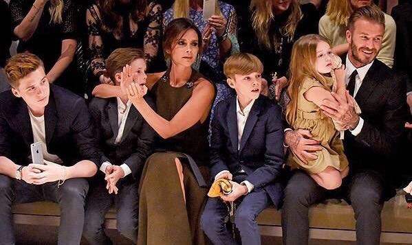 贝克汉姆一家宠小七,超级奶爸贝克汉姆和小七公主