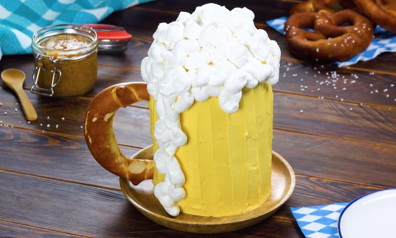 啤酒蛋糕怎么做,创意蛋糕可以用什么来做