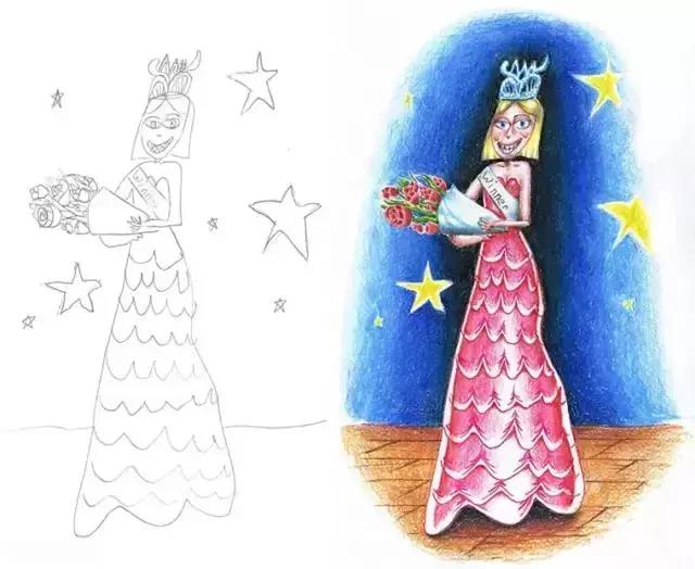 老爸爆改女儿的灵魂涂鸦,登上TED,创造出最有爱的艺术合作!