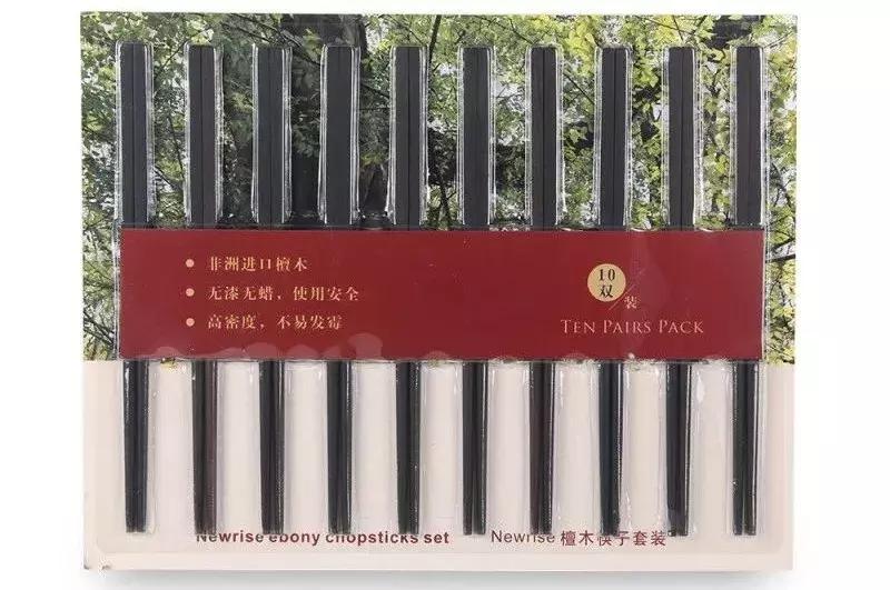 原生态非洲黑檀木筷子,无毒无蜡还无漆,健康环保还好用