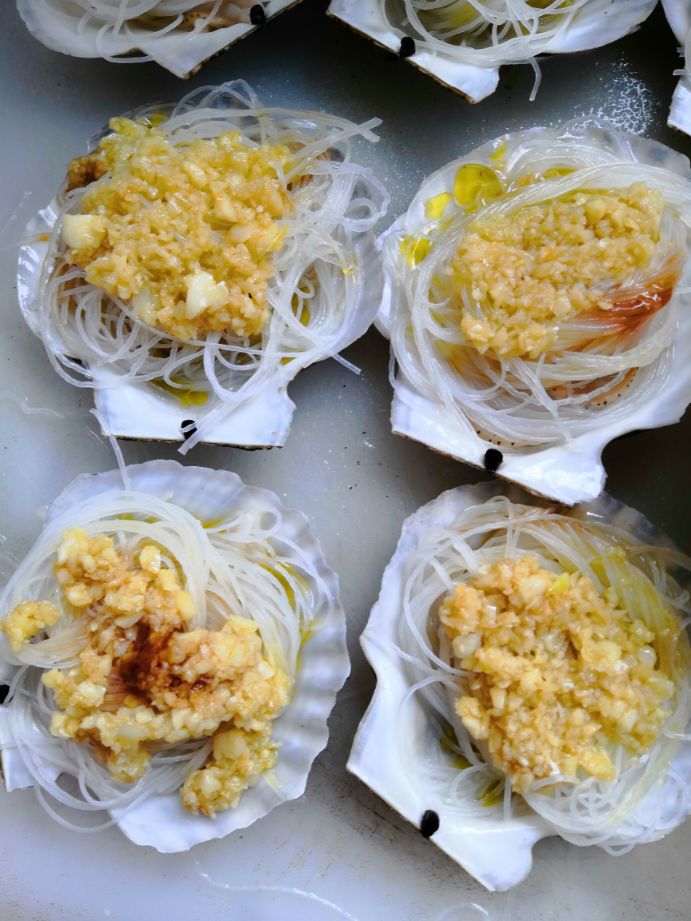 蒜蓉粉丝蒸扇贝做法大曝光,蒜蓉粉丝蒸扇贝正宗做法大全