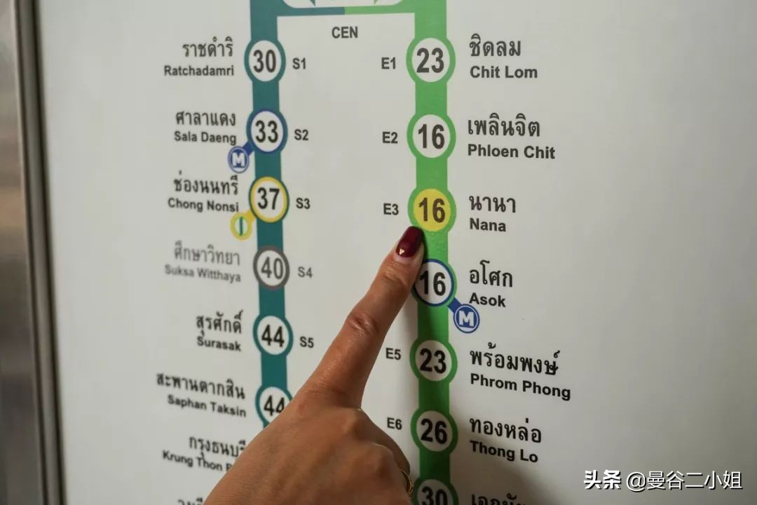 曼谷bts线路图高清版,泰国曼谷bts攻略