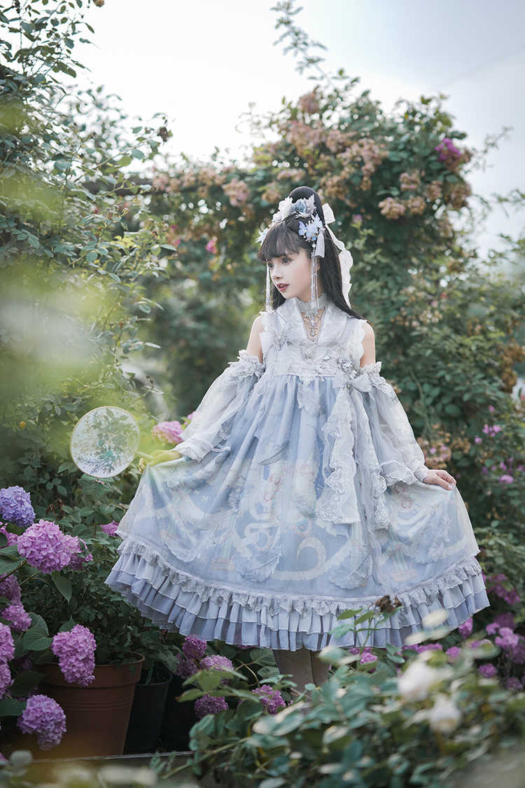 宫廷小红帽lolita测评,九歌南国暮蝶lolita开箱