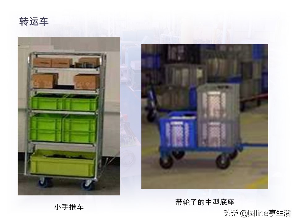 精益物流方式和转运工具