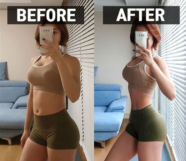 韩国健身教练沈一爱,因S型身材吸粉无数,被称为“翘臀小萝莉”