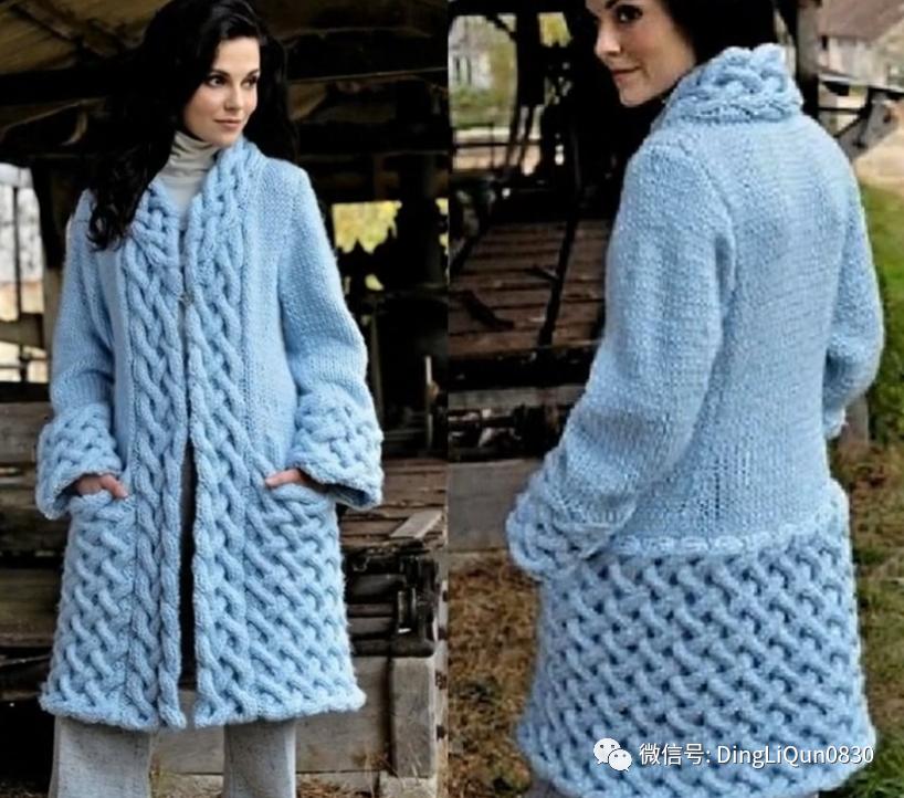 春秋针织女装长款开衫外套,加肥加大针织开衫外套长款