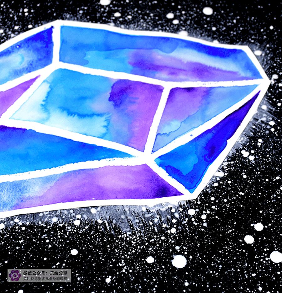 创意儿童画绘画教程,创意美术儿童画美丽的花