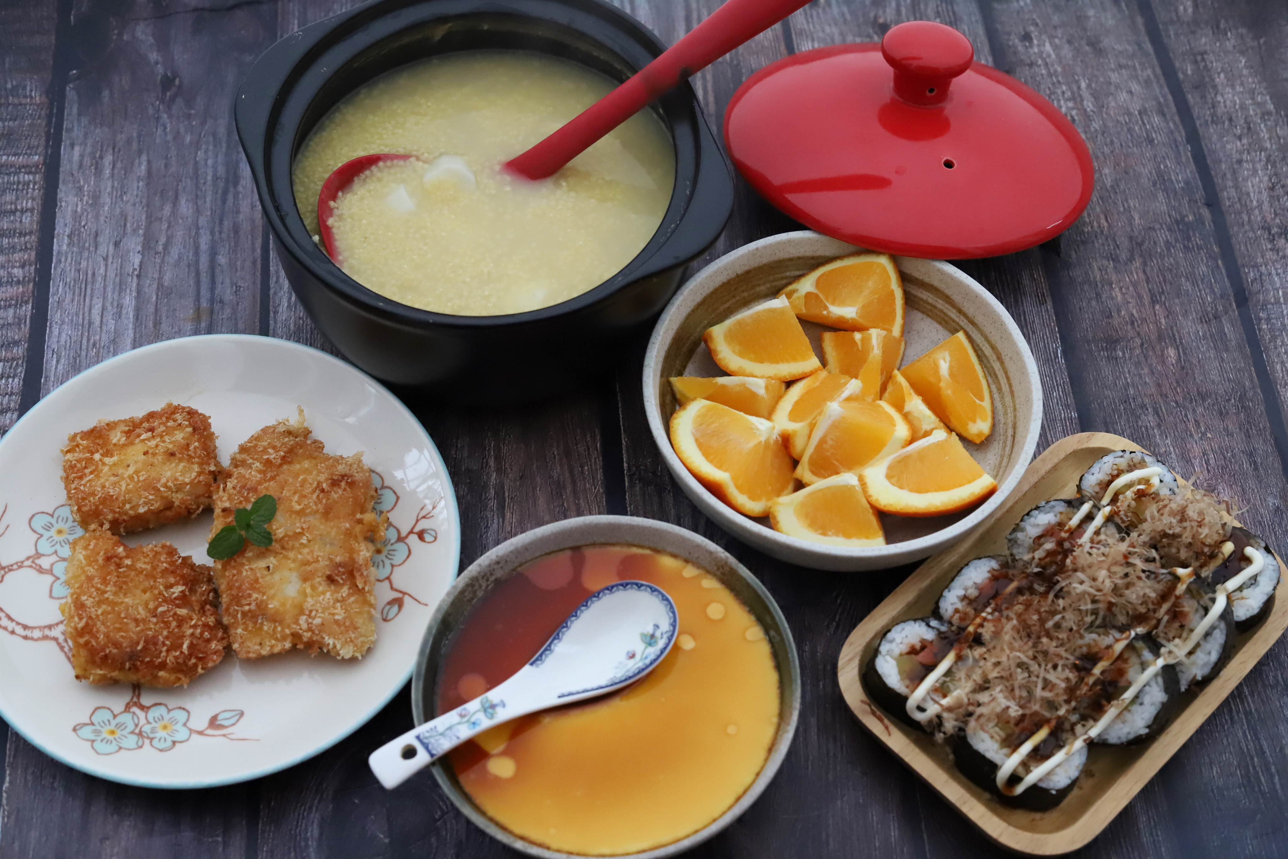 早餐一口气准备了五样,一忙就是一早上,每样孩子都喜欢