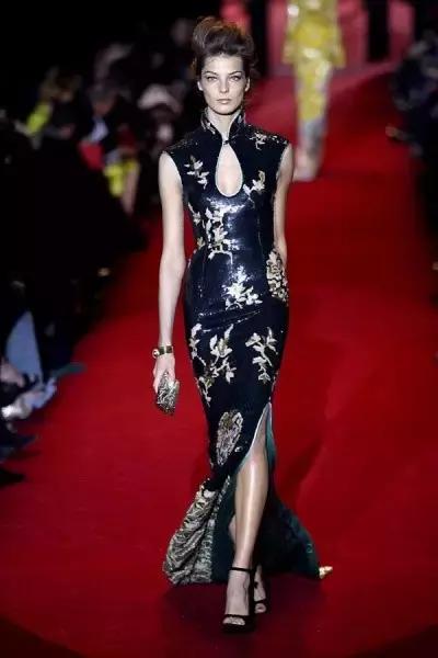 新中式旗袍图片大全,惊艳新中式旗袍