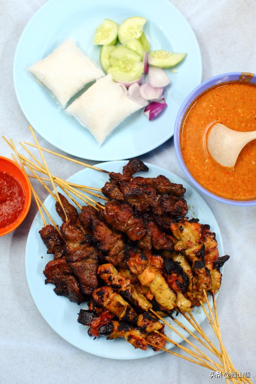 正宗印度尼西亚沙嗲肉串,马来西亚沙嗲烤串