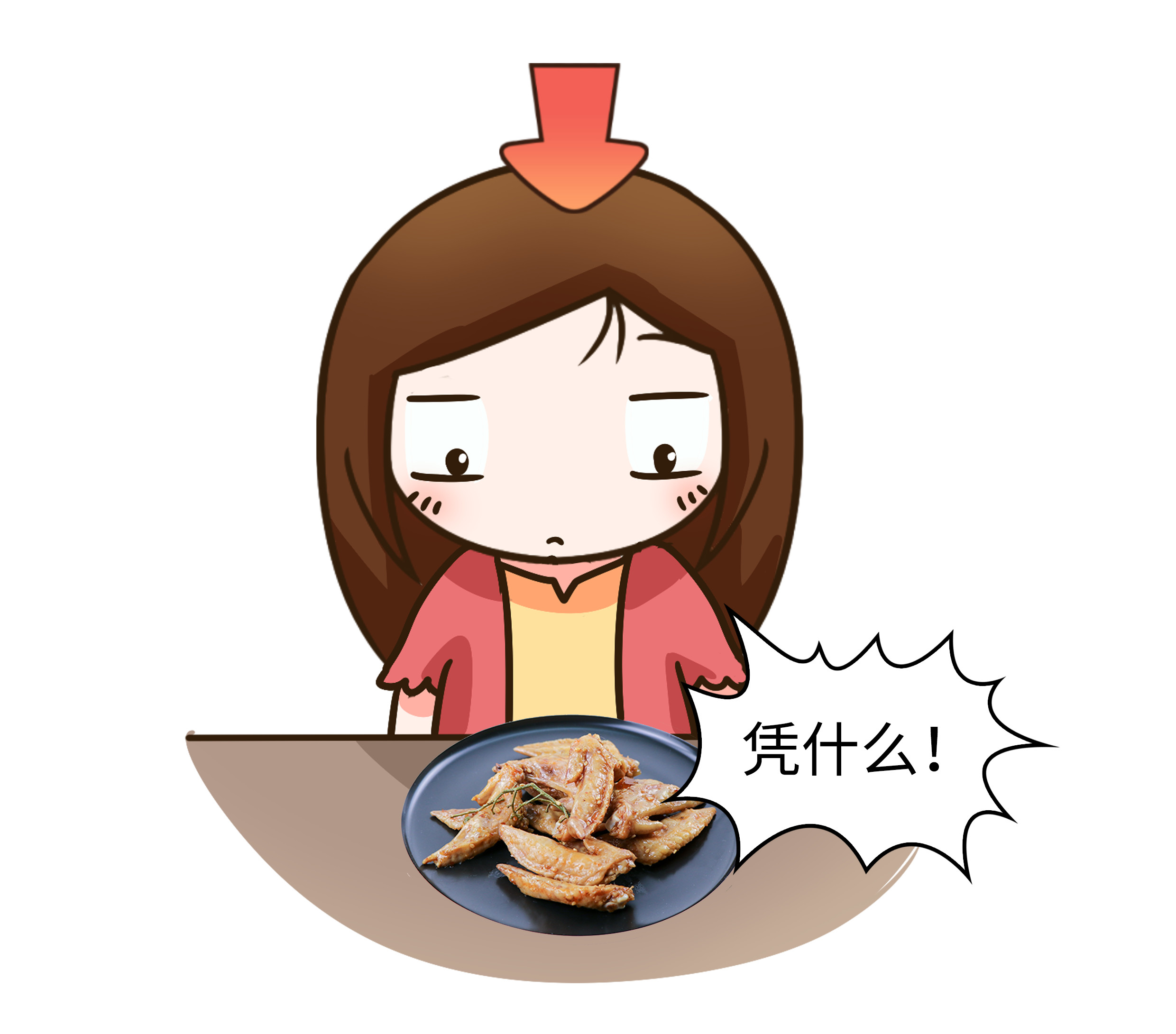鸡翅有毒不敢吃?看完这篇保你能放心吃(菲李漫画)