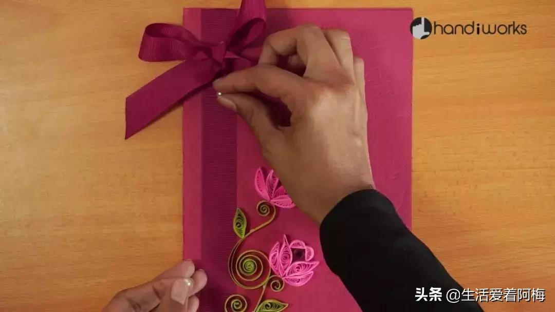 衍纸做教师节贺卡,用衍纸做教师节贺卡纯手工