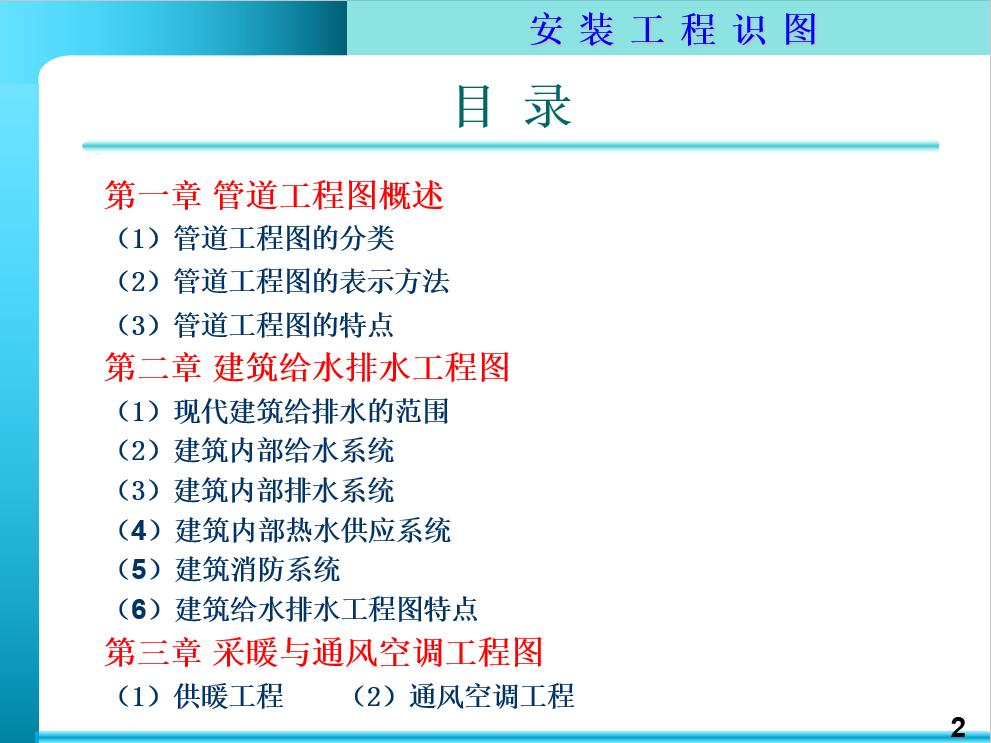 给排水识图讲义,给排水暖通安装教程