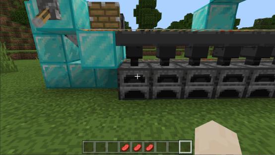 我的世界高效率全自动红石熔炉,我的世界红石科技高效熔炉