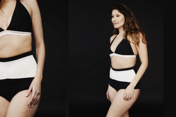 泳装正确打开方式,高叉泳装的正确穿法