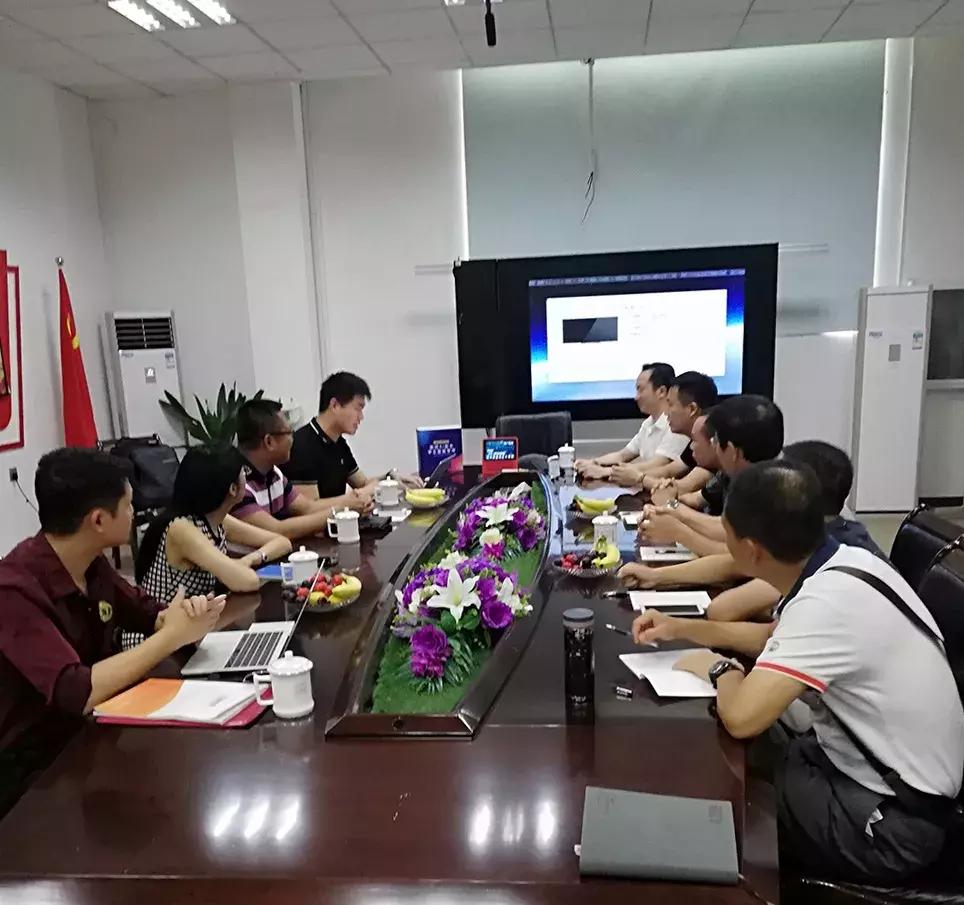 企业资讯|热烈欢迎百度AI教育负责人一行莅临CC云脉参观指导