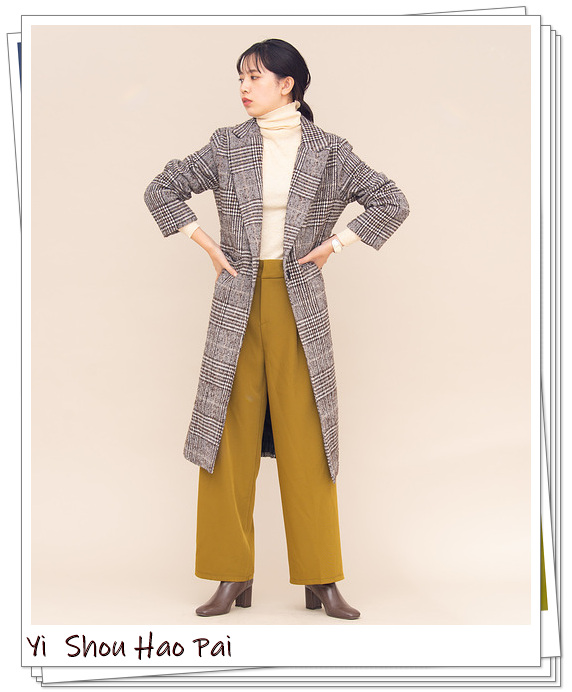 长款格子大衣配什么内搭最好看,没领的格子大衣配什么内搭