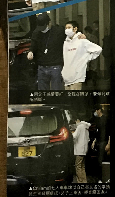 张智霖儿子街头对话,张智霖和儿子超像