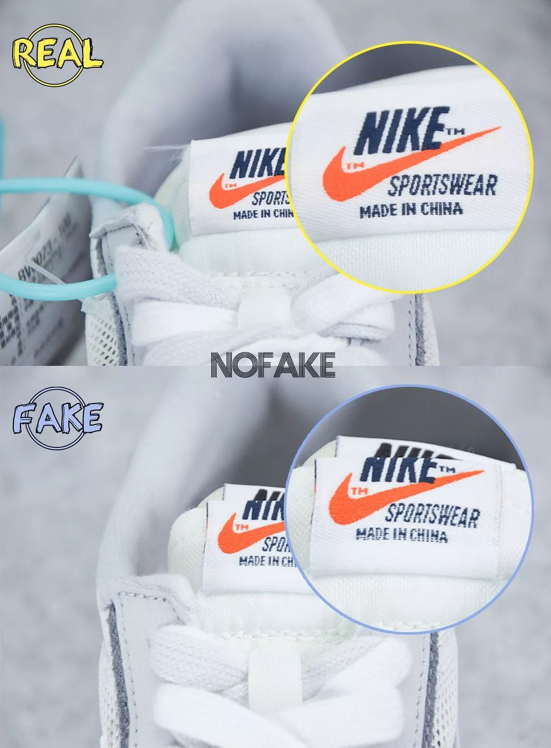 nikesacaildvwaffle鐪熷亣杈ㄥ埆,sacaixnikeldvwaffle娴嬭瘎