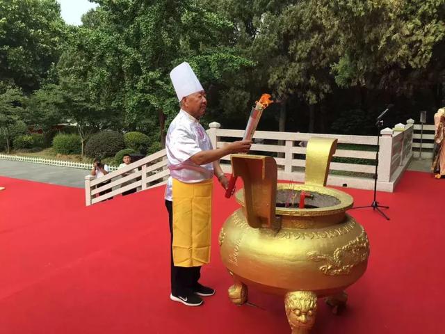 彭祖圣火采集仪式视频,徐州彭祖园祭祀彭祖