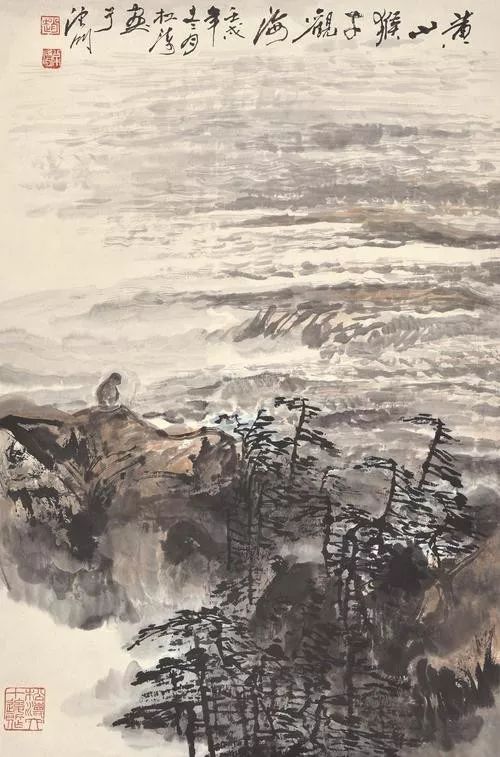 赵松涛人物画欣赏,临摹赵松涛山水画