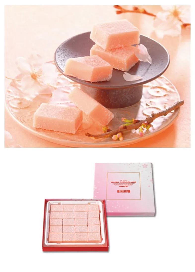 各种各样的樱花零食,粉色的软软的日本零食