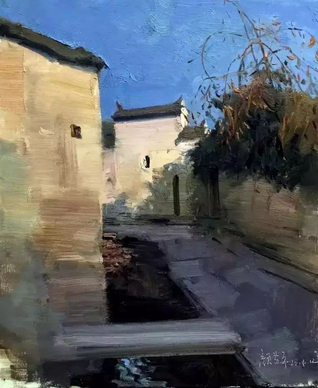 优秀的色彩风景写生作品,下乡风景速写写生教程