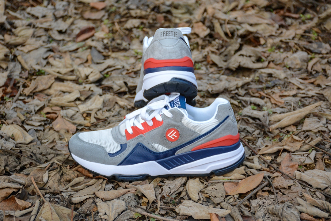 复古拼接休闲鞋松软底,复古舒适运动休闲鞋