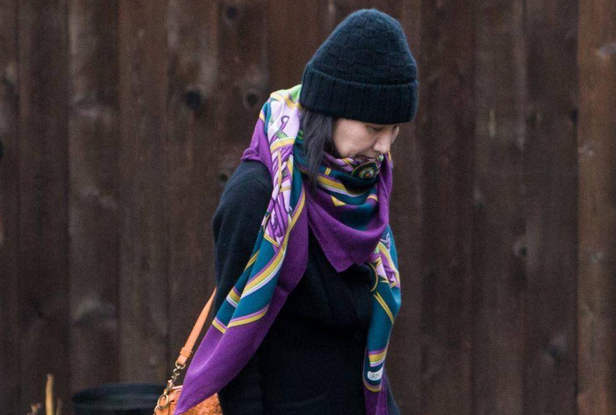 孟晚舟丝巾搭配图片,孟晚舟巾帼不让须眉的气质