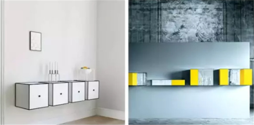 柜子悬空挂墙,柜子悬空收纳