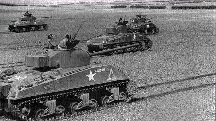 二战m4中型坦克图片高清,二战中国m4a4坦克