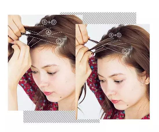 鱼骨辫向内编的编发教程,鱼骨辫的编发教程图解