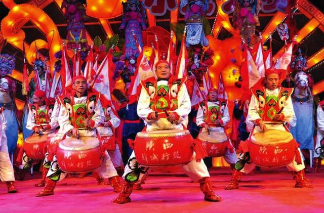 韩城东庄神鼓艺术团,韩城神鼓