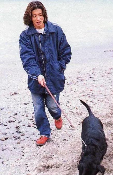 木村拓哉冬季搭配,木村拓哉同款黑色红翼