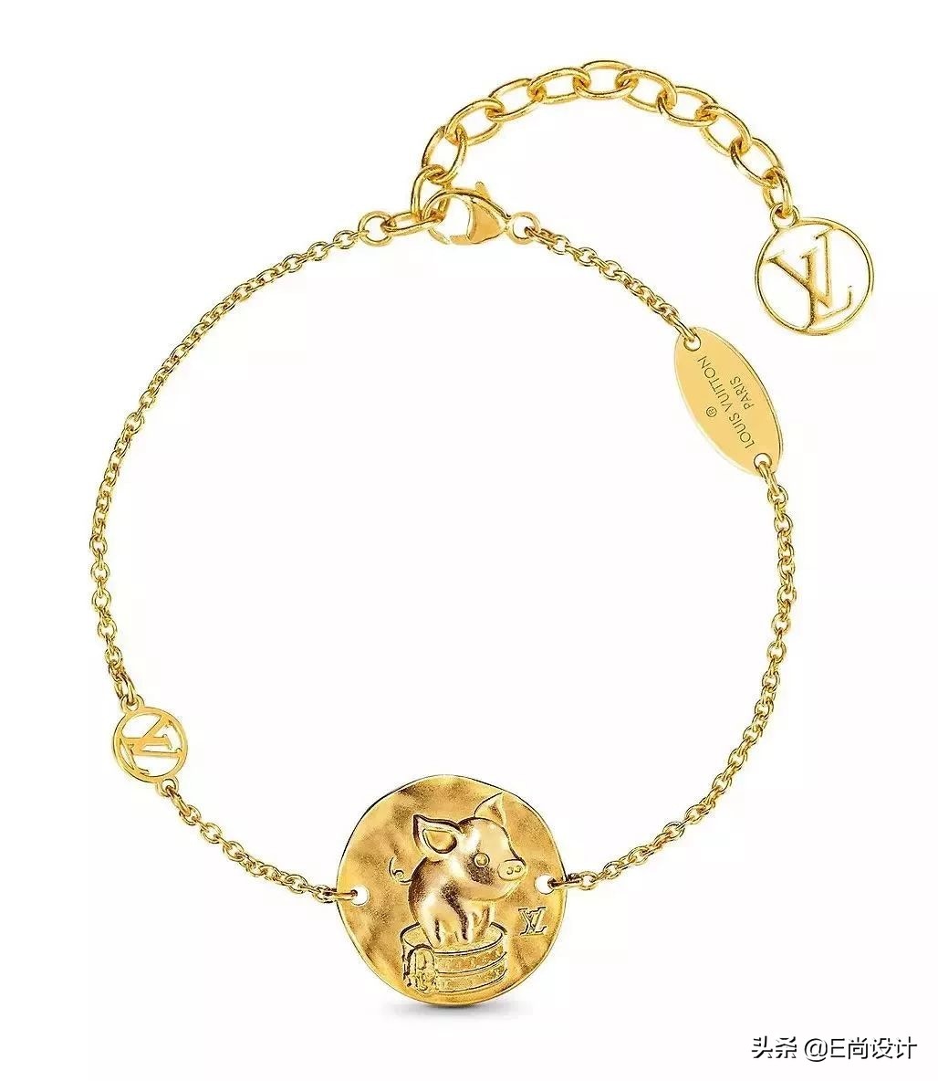 lv猪年限量手链,gucci猪鼻子手链