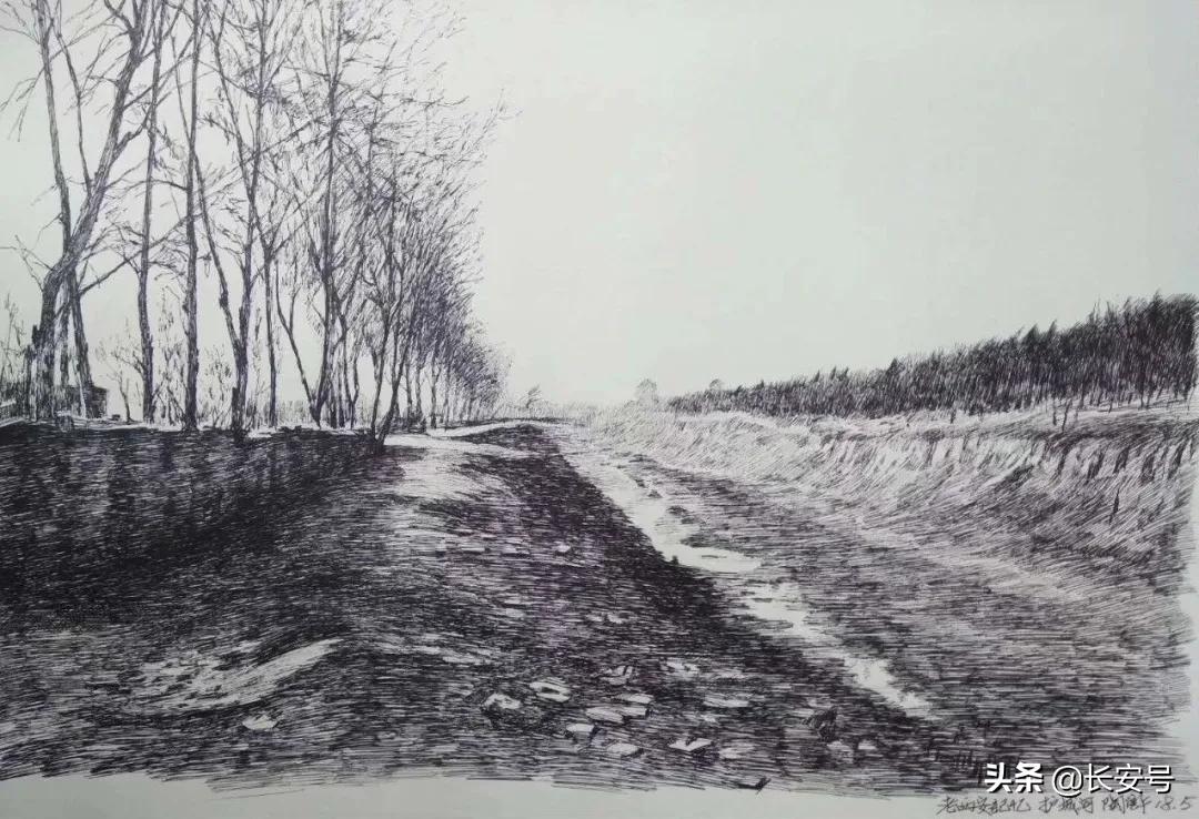 手绘老西安,西安手绘名胜古迹