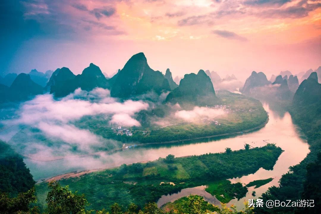 广西乡下田园最美风景图片,广西十大最美风景区