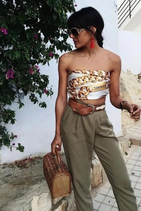 丝巾的100种系法,90x90方形丝巾的系法慢动作视频