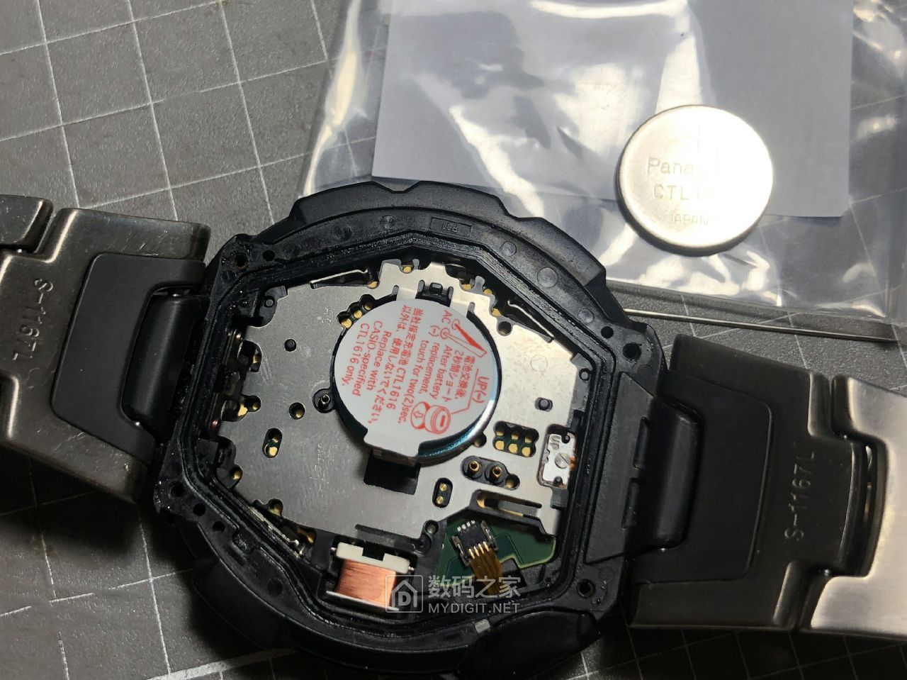 良工巧匠：卡西欧PAW-1300光动能手表电池老化，自行更换并校准