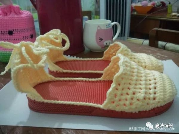 钩针编织水草花凉鞋视频,钩针编织宝宝凉鞋图案