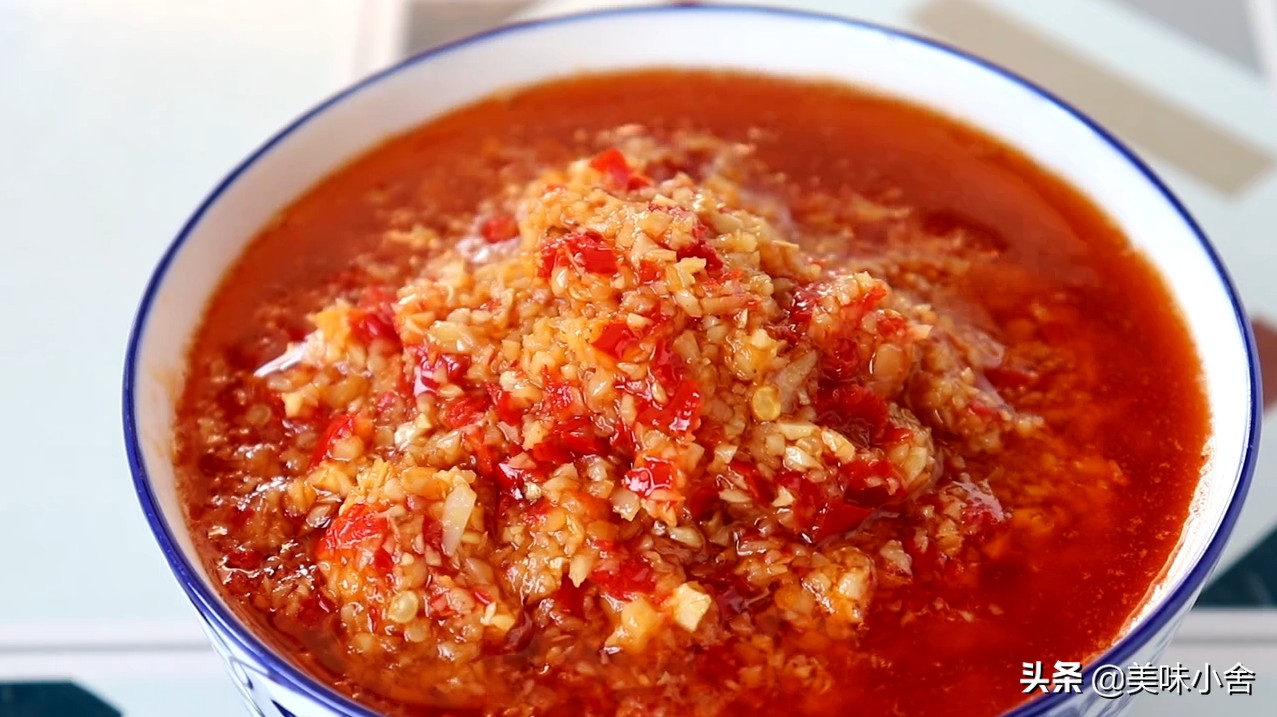 蒜蓉辣椒酱蒜和辣椒的比例,简单家常蒜蓉辣椒酱的正宗做法