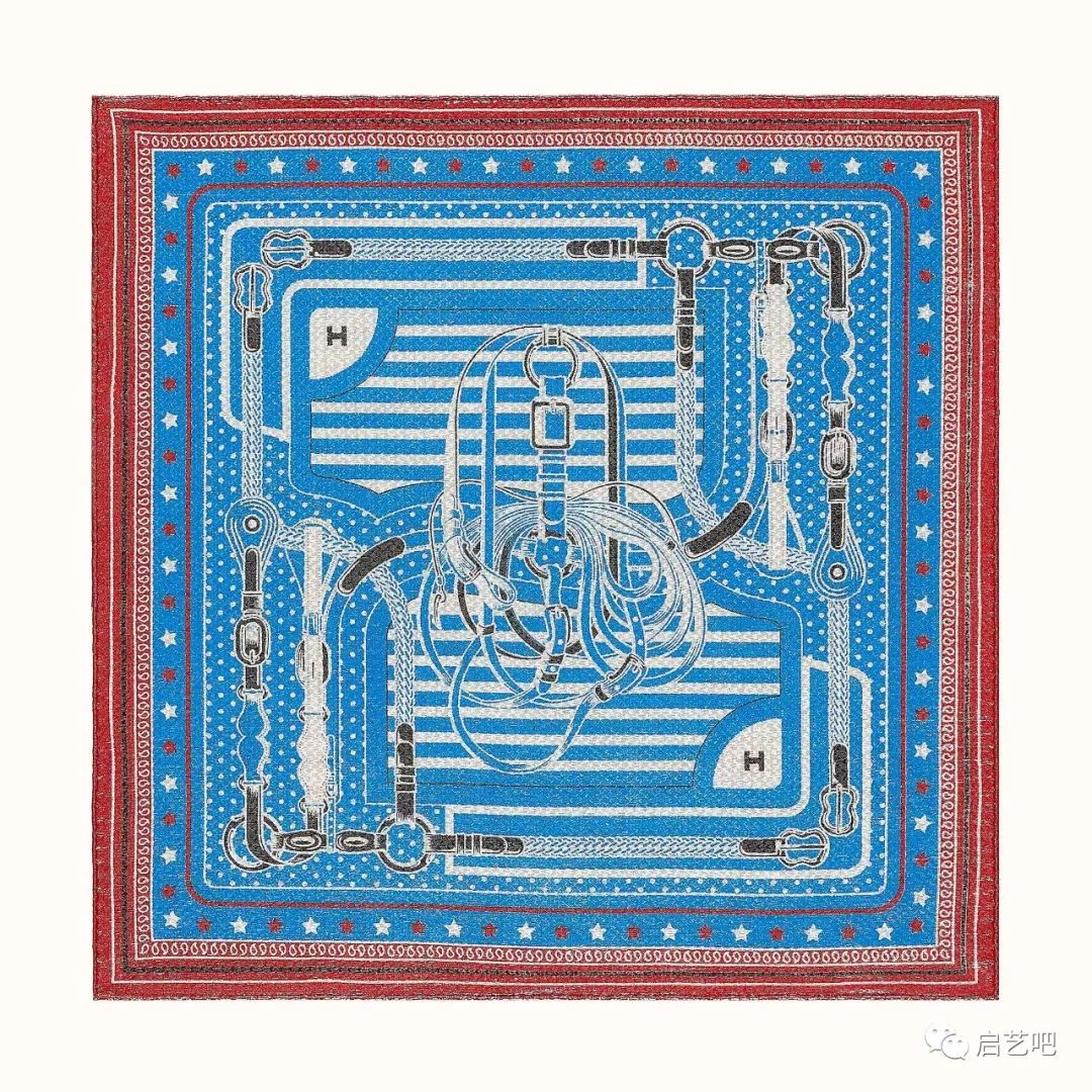 踏青归来,爱马仕中式马鞍丝巾