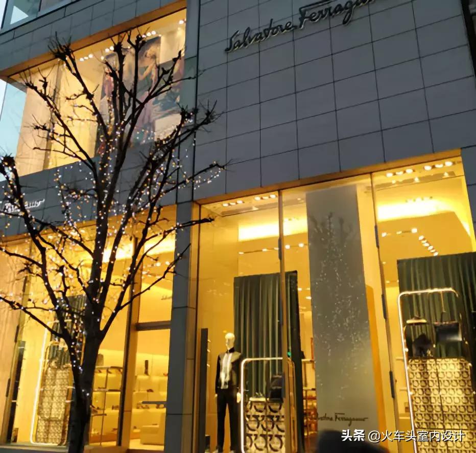 lvgucci等奢侈品门店设计,lv奢侈品店灯光设计